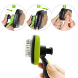 5 x Self Cleaning Slicker Brush
