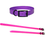 4 x Biothane Waterproof Dog Collars